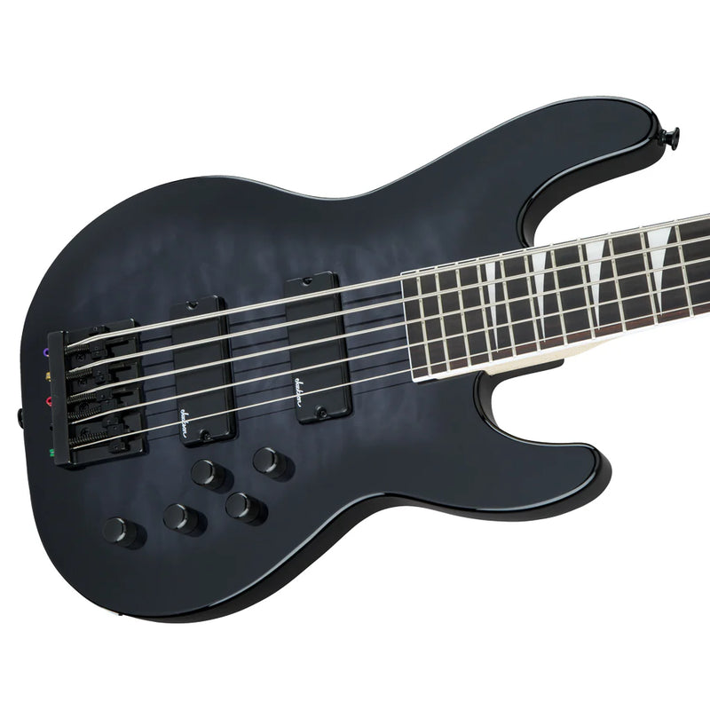 Jackson JS Series Concert Bass JS3VQ - Transparent Black Burst