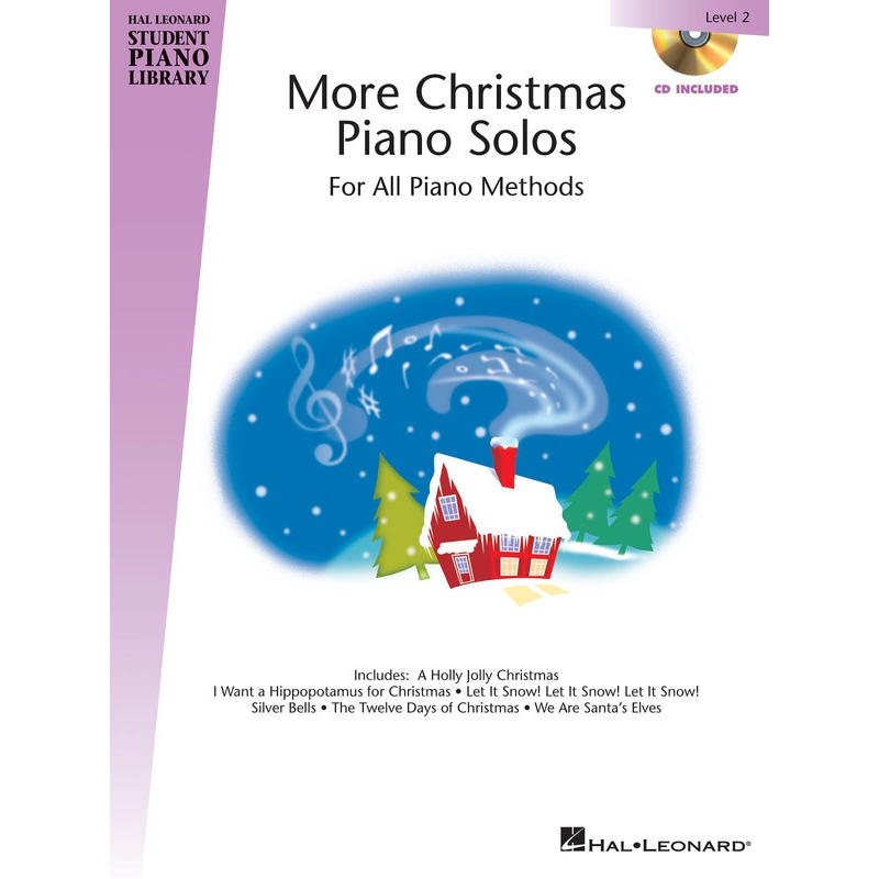 Hal Leonard Student Piano - More Christmas Piano Solos Level 2