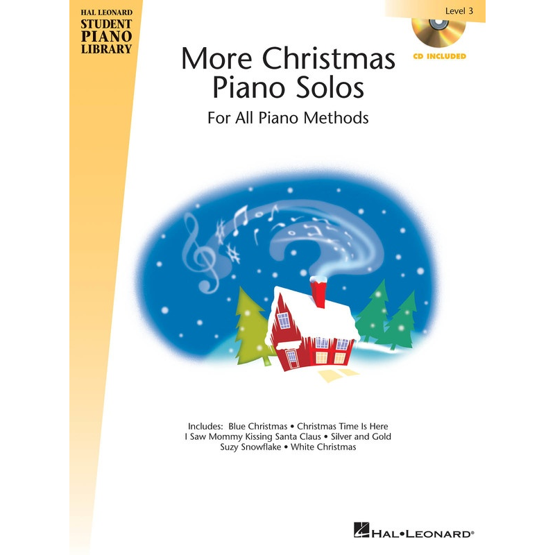 Hal Leonard Student Piano - More Christmas Piano Solos Level 3