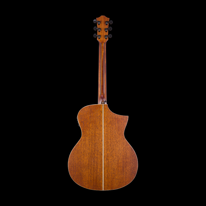 Mt. Bromo Left-Handed Acoustic Electric Guitar – Solid Spruce Top / Mahogany Back & Sides