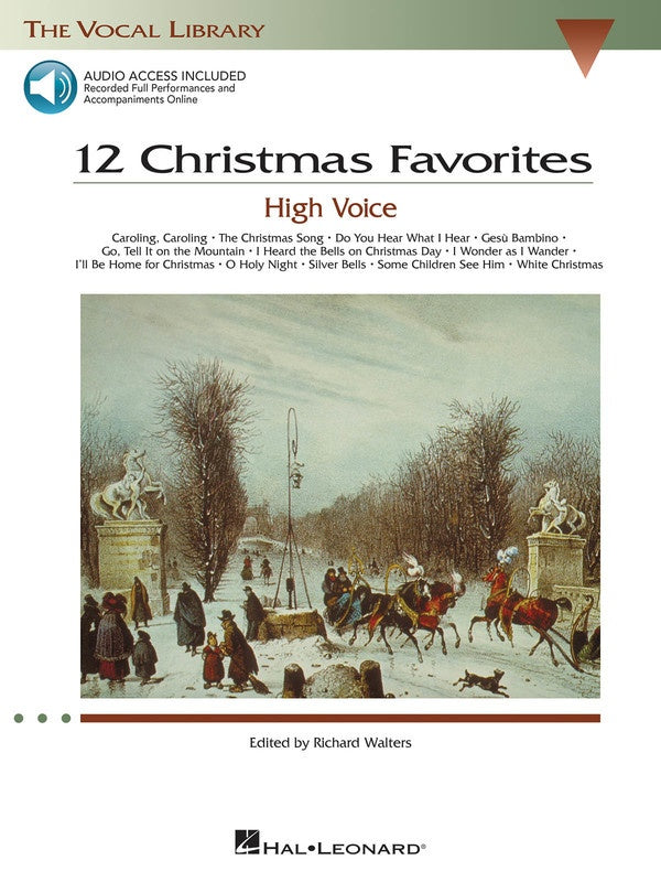 12 Christmas Favorites Book/CD – High Voice