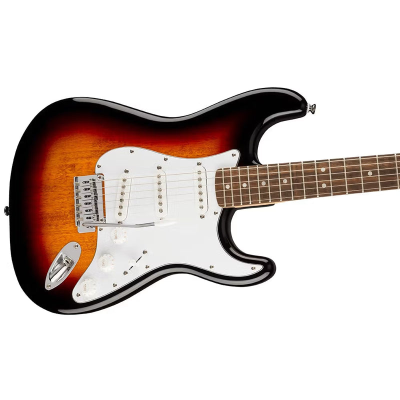 Affinity Series Stratocaster Laurel Fingerboard White Pickguard 3-Color Sunburst
