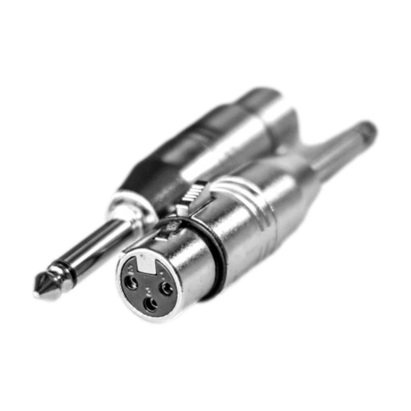 Audio Adapter - 6.3mm Mono Jack (Male) to XLR (Female) - Each