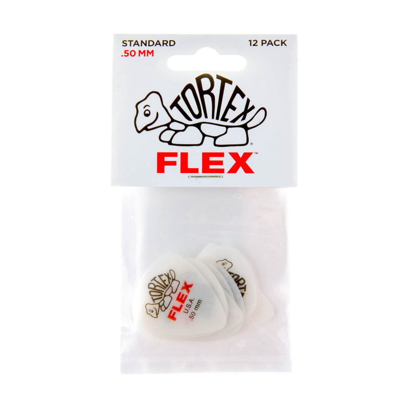 Dunlop .50mm Tortex Flex Picks - 12 Pack