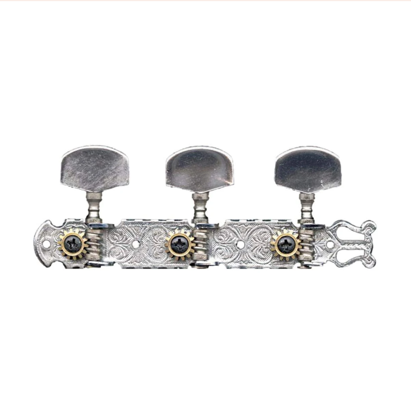 Custom Eagle Acoustic Guitar Machine Heads (3-a-side, 35mm, Nickel)