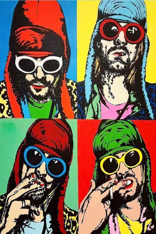 Nirvana Kurt Cobain Quad - Poster