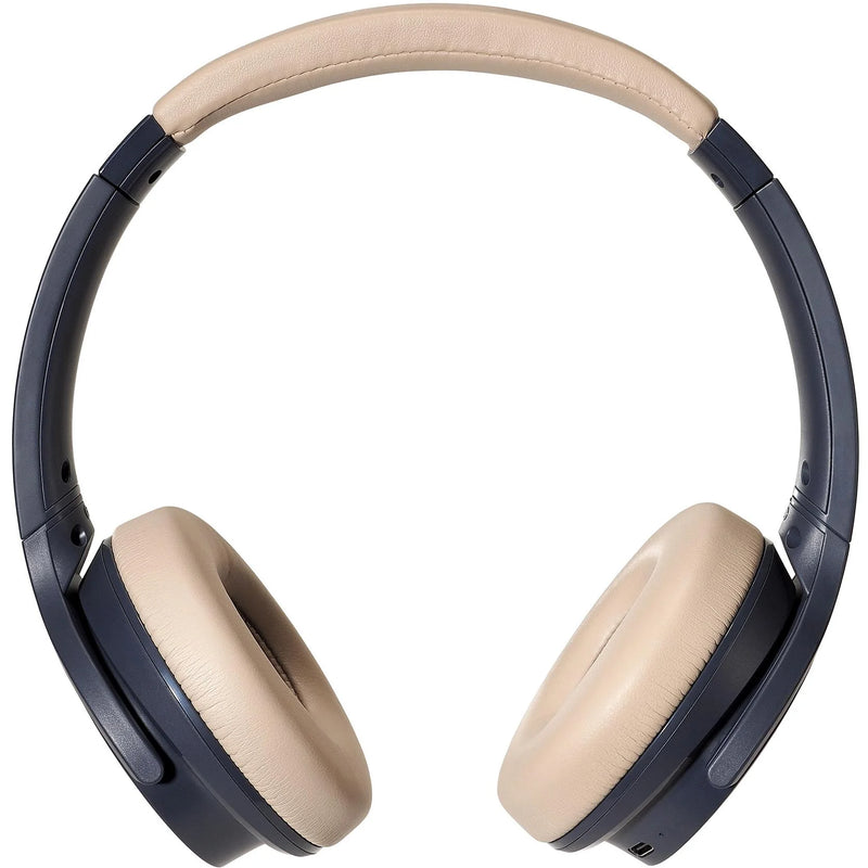 Audio-Technica ATH-S220BT Wireless On-Ear Headphones (Navy)