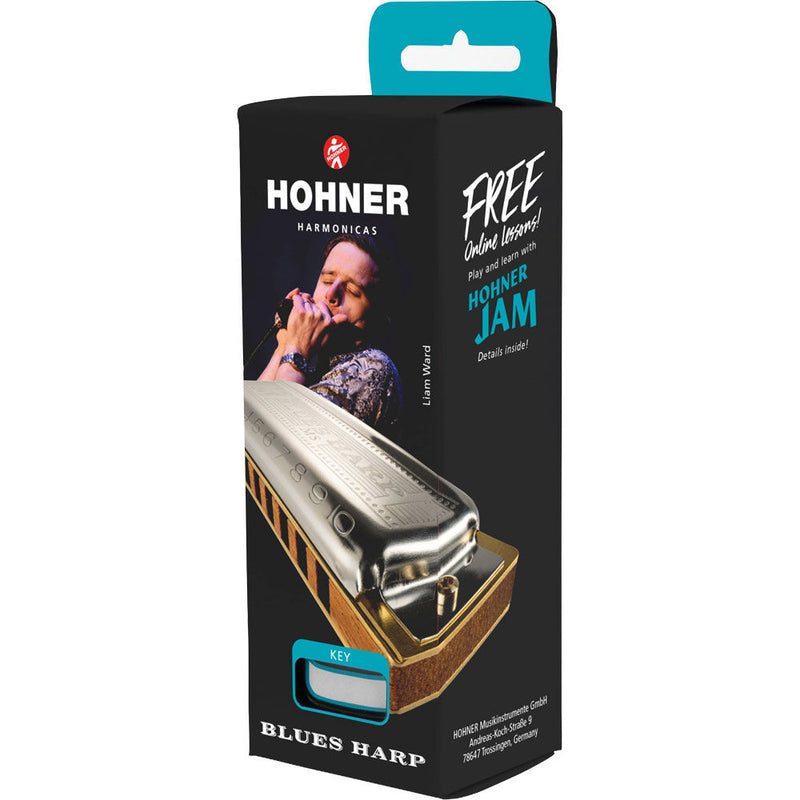 Hohner Blues Harp - Diatonic Harmonica (Select Key)