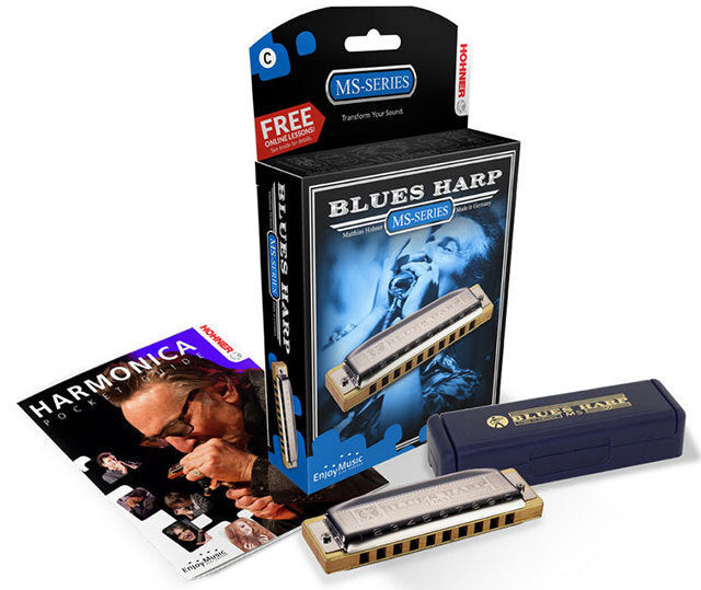 Hohner Blues Harp - Diatonic Harmonica (Select Key)