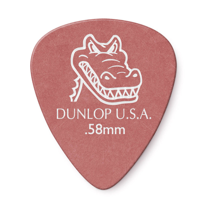 Dunlop .58mm Gator Grip Picks - 12 Pack