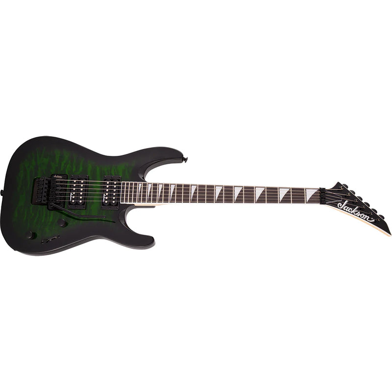 Jackson JS Series Dinky Arch Top JS32Q DKA Electric Guitar – Transparent Green Burst