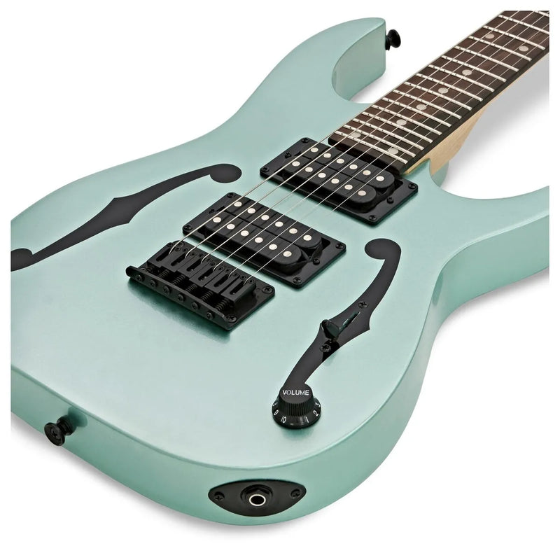 Ibanez MIKRO PGMM21 MGN Paul Gilbert Signature Electric Guitar - Metallic Light Green