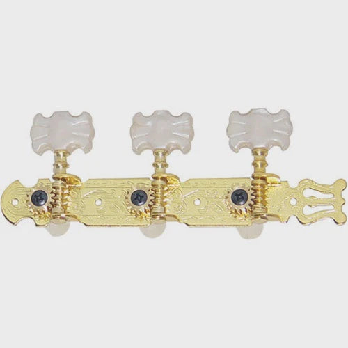 Dr Parts Classical Guitar Machine Heads (3-a-side, 35mm, Gold)