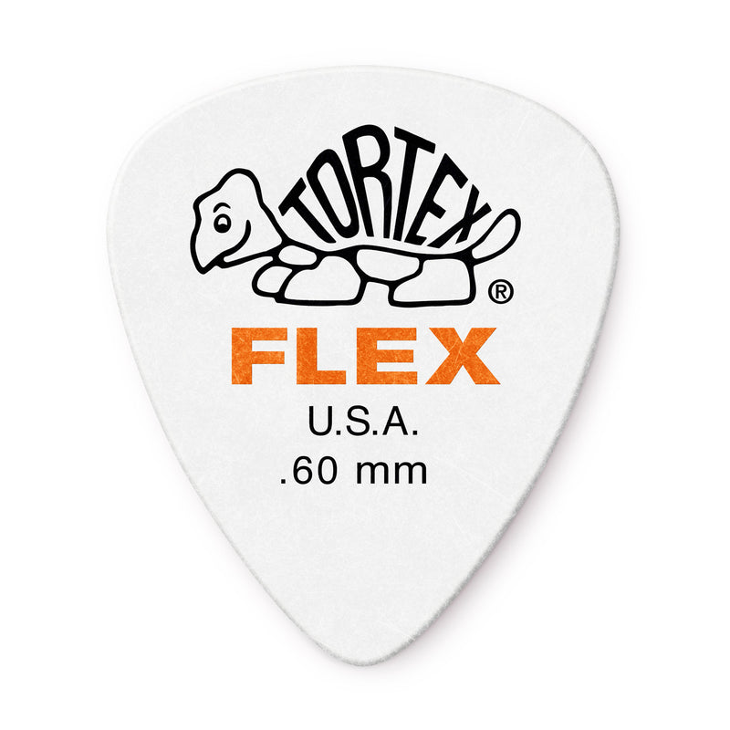 Dunlop .60mm Tortex Flex Picks - 12 Pack