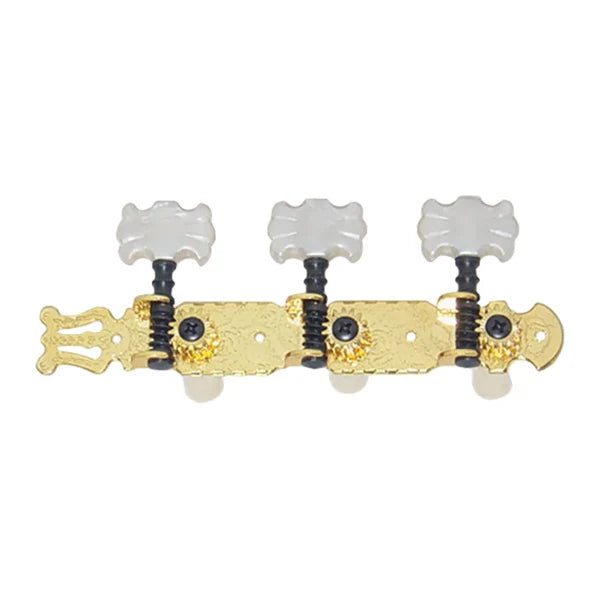 Dr Parts Classical Guitar Machine Heads (3-A-Side, 35mm, Gold)