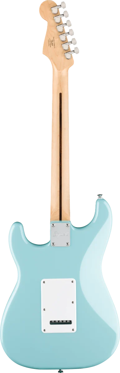 FSR Squier Sonic Stratocaster HSS, Maple Fingerboard, White Pickguard in Tropical Turquoise