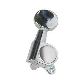 Dr Parts Acoustic Guitar Machine Heads (6-In-Line, Singles, Chrome)