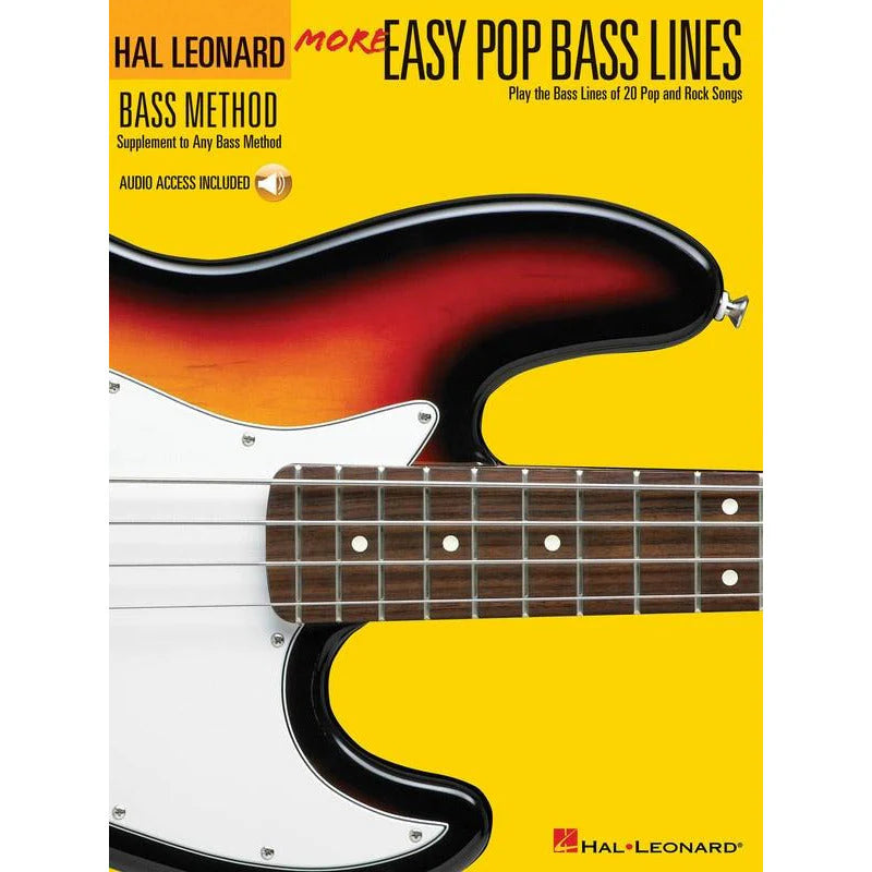 More Easy Pop Bass Lines – Book & CD