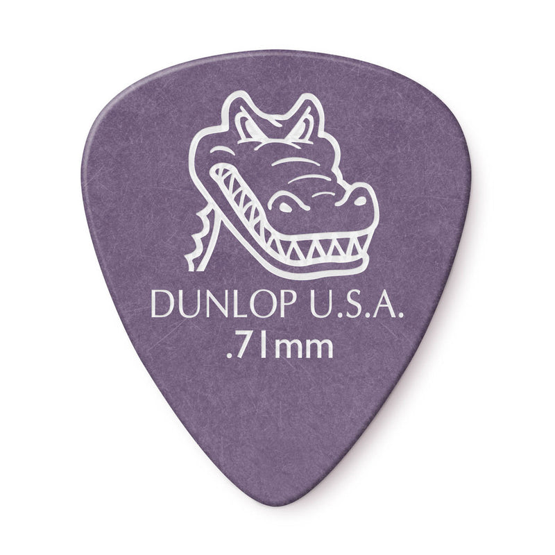 Dunlop .71mm Gator Grip Picks - 12 Pack