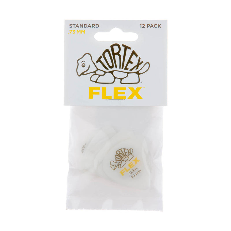 Dunlop .73mm Tortex Flex Picks - 12 Pack