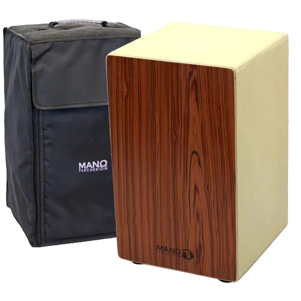 Mano Percussion Mahogany Cajon with Gig Bag