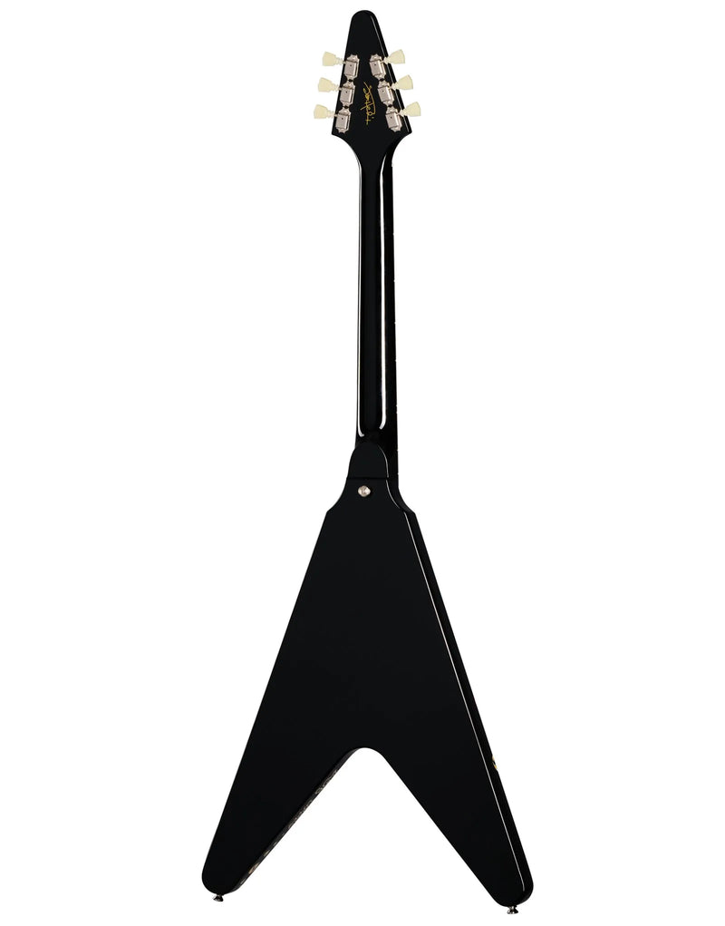 Epiphone Inspired by Custom Shop Jimi Hendrix Love Drops Flying V - Ebony with Hard Case