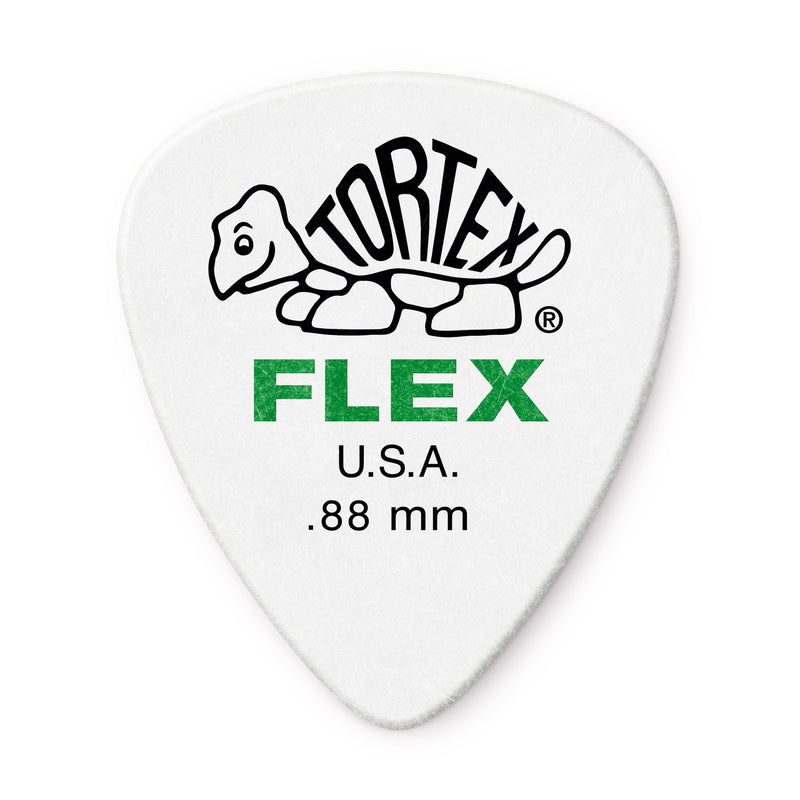 Dunlop .88mm Tortex Flex Picks - 12 Pack