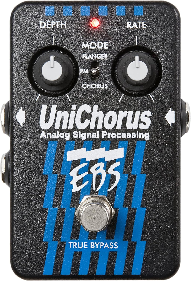 EBS UniChorus (EBS-CHO) Analog Bass Chorus, Flanger & Pitch Modulation Effects Pedal