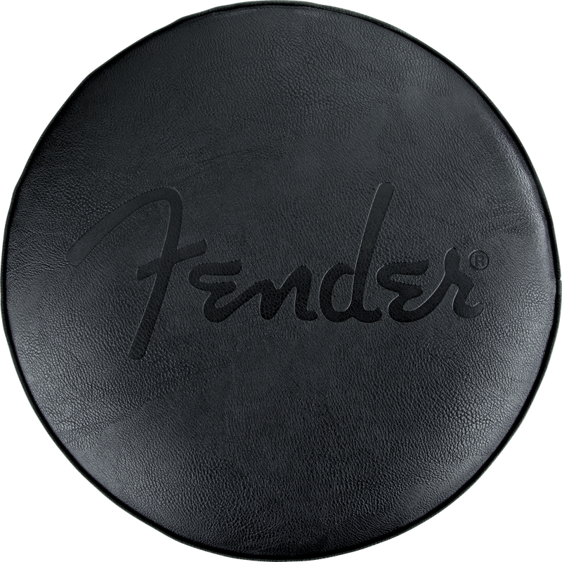 Fender Embossed Black Logo Bar Stool – Black