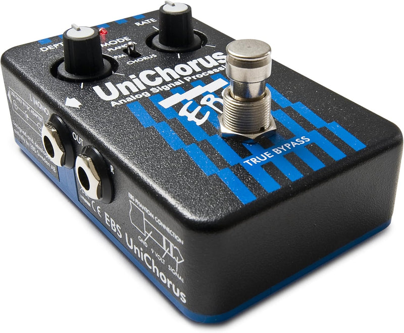 EBS UniChorus (EBS-CHO) Analog Bass Chorus, Flanger & Pitch Modulation Effects Pedal