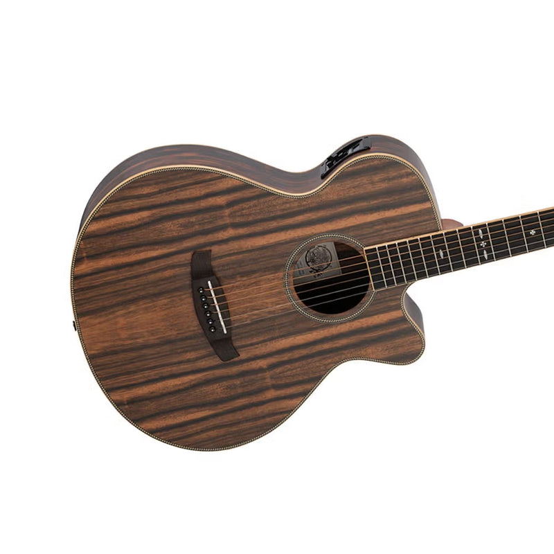 Tanglewood TRU4-CE-AE Reunion Pro SF C/E All EbonySolid Spruce Top