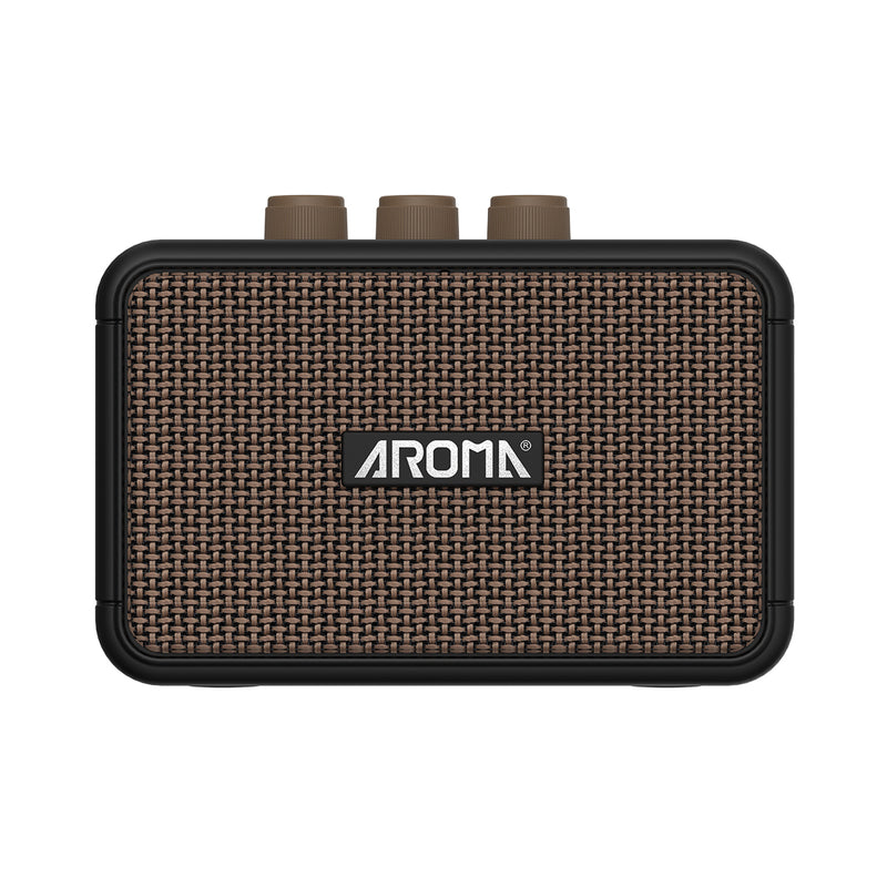 Aroma AG04BK 5W Portable Rechargeable Guitar Amplifier with Bluetotooth