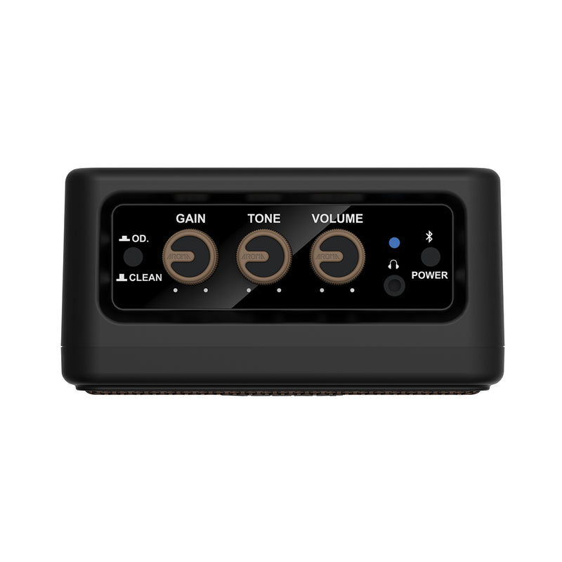 Aroma AG-04BK 5W Rechargeable Electric Guitar Amplifier with Bluetotooth