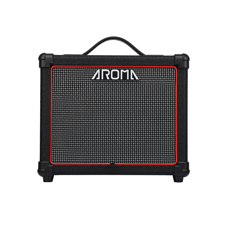 Aroma AG-20B 20W Bass Amplifier with EQ & Headphone Output - Black