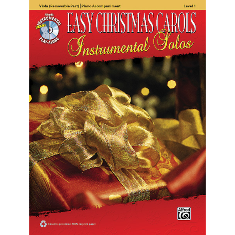 Easy Christmas Carols Instrumental Solos Lvl 1 - Viola