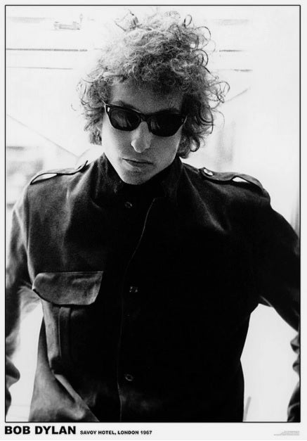 Bob Dylan Savoy Hotel London 1967 - Poster