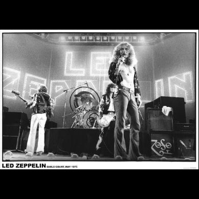 Led Zeppelin Poster Earls Court London 1975 - Poster