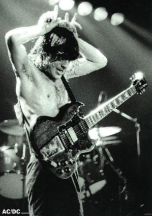ACDC Angus Young 1979  - Poster