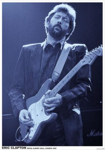 Eric Clapton Royal Albert Hall London 1987 - Poster