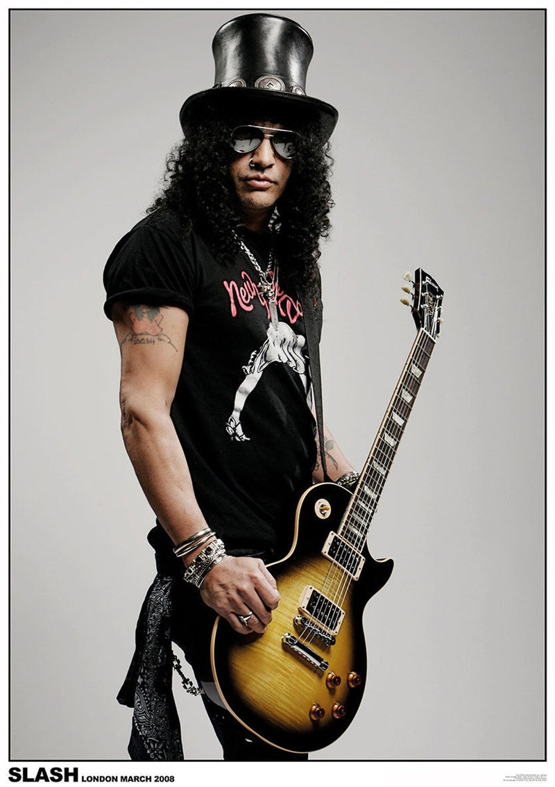Guns n Roses Slash London 2008 Velvet Revolver - Poster