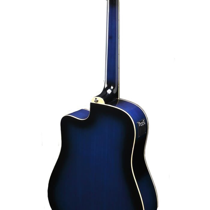 Ibanez PF15ECE Acoustic Guitar – Trans Blue High Gloss