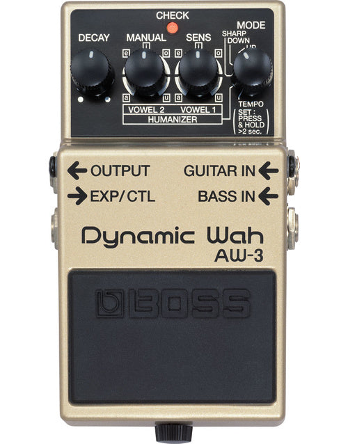 BOSS AW-3 Compact Dynamic Wah Guitar Effect Pedal
