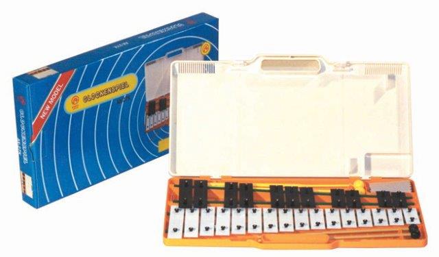 27 Note Chromatic Glockenspiel with Beaters (G2–A4)