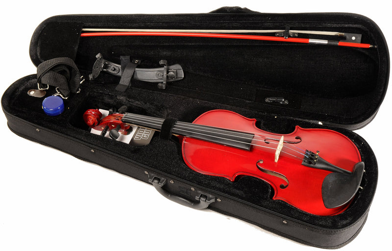 3/4 Size Ashton Violin Outfit - Red