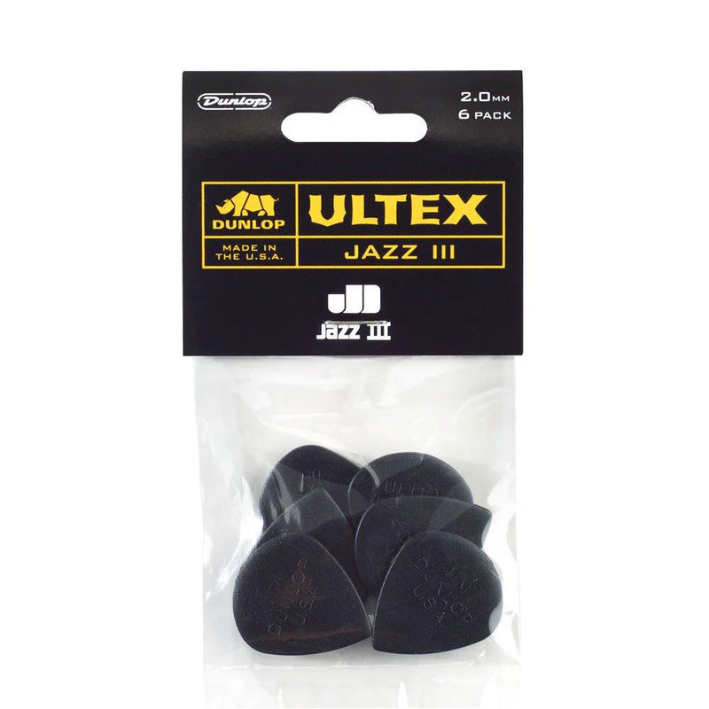 Dunlop Jazz III Ultex Pack 2.0mm (Qty 6)
