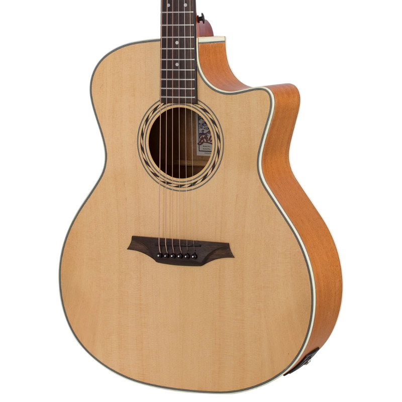 Bromo BAA2CE Grand Auditorium Acoustic/Electric Guitar