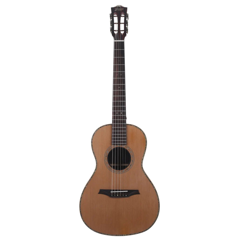 Bromo Guitar BAR6E Rocky Mountain All Solid Parlour Acoustic Electric Guitar