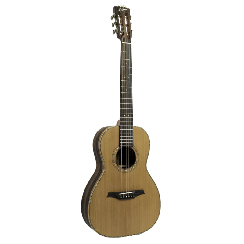 Bromo Guitar BAR6E Rocky Mountain All Solid Parlour Acoustic Electric Guitar