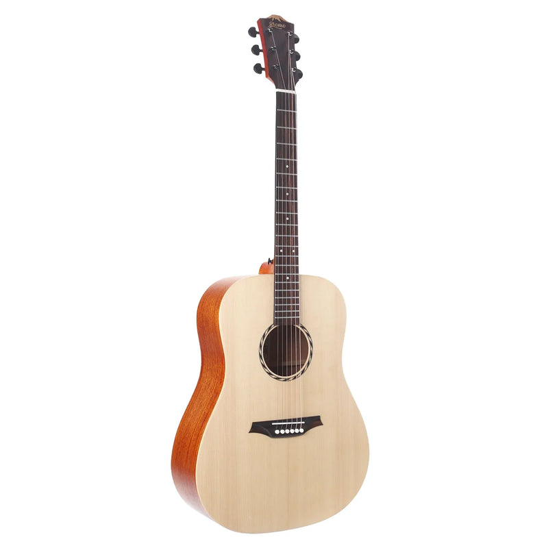 MT. Bromo BAT1NL Left-Handed Solid Top Dreadnought Acoustic Guitar