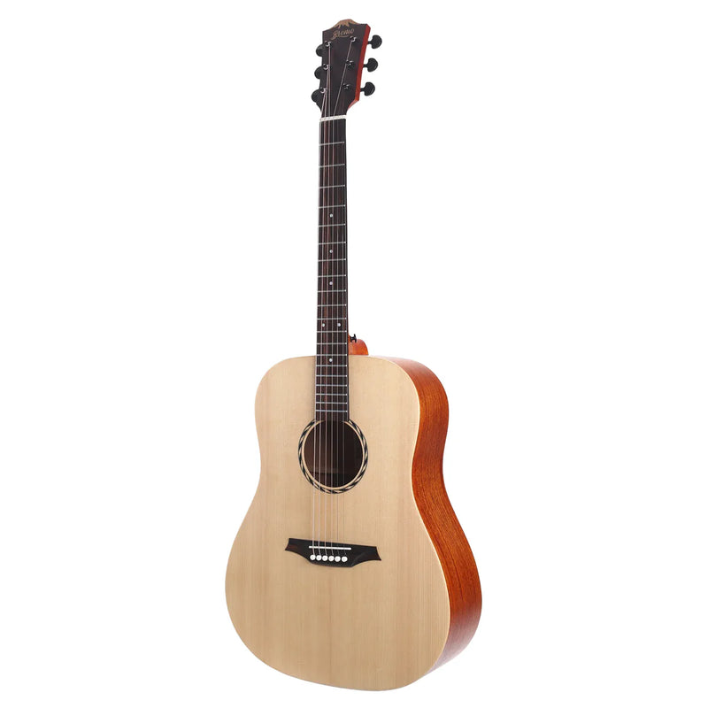 MT. Bromo Dreadnought Acoustic Guitar – Solid Top with Gig Bag